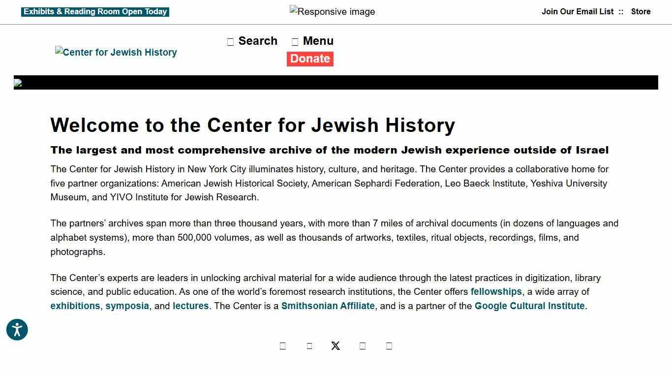 Center for Jewish History :: 15 W. 16th Street NY, NY 10011